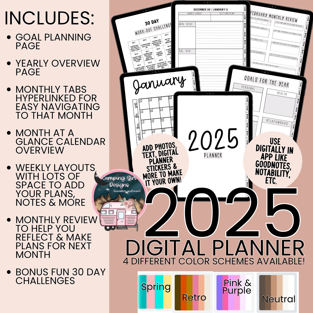 2025 Digital Planner
