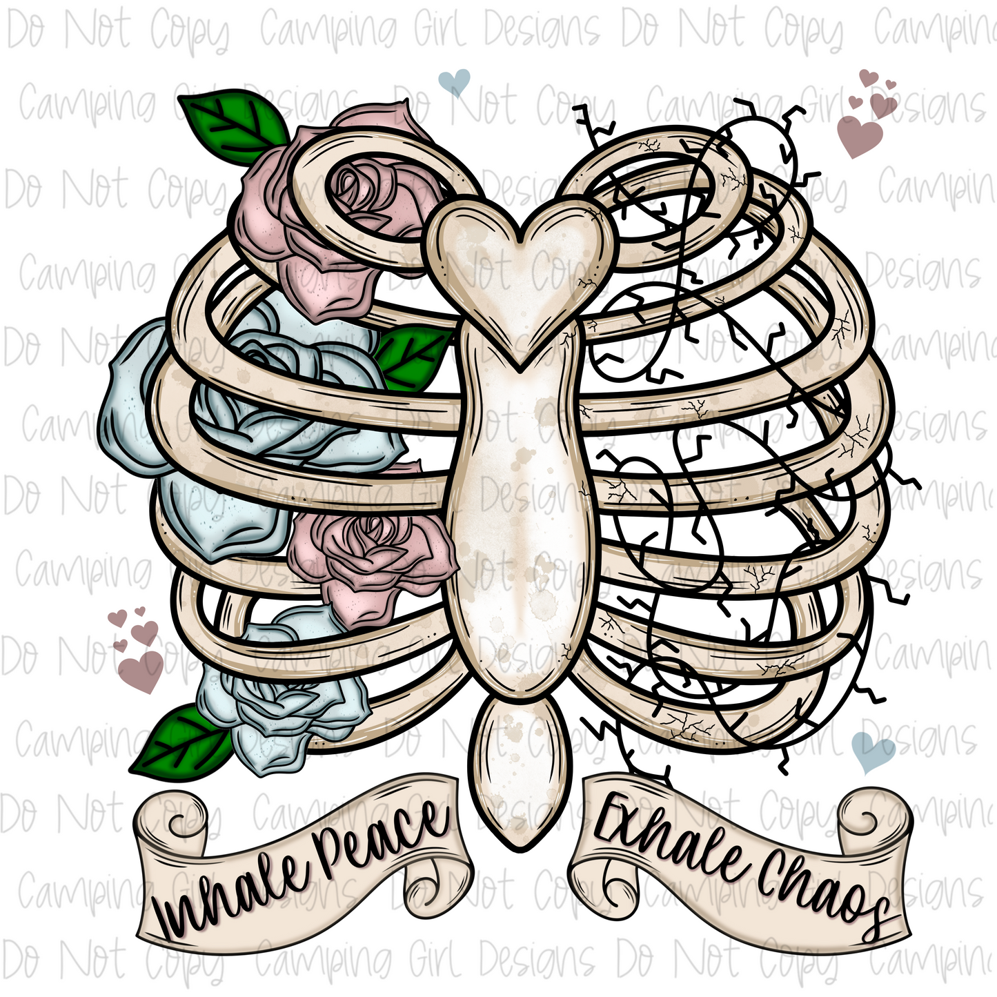 Inhale peace PNG image