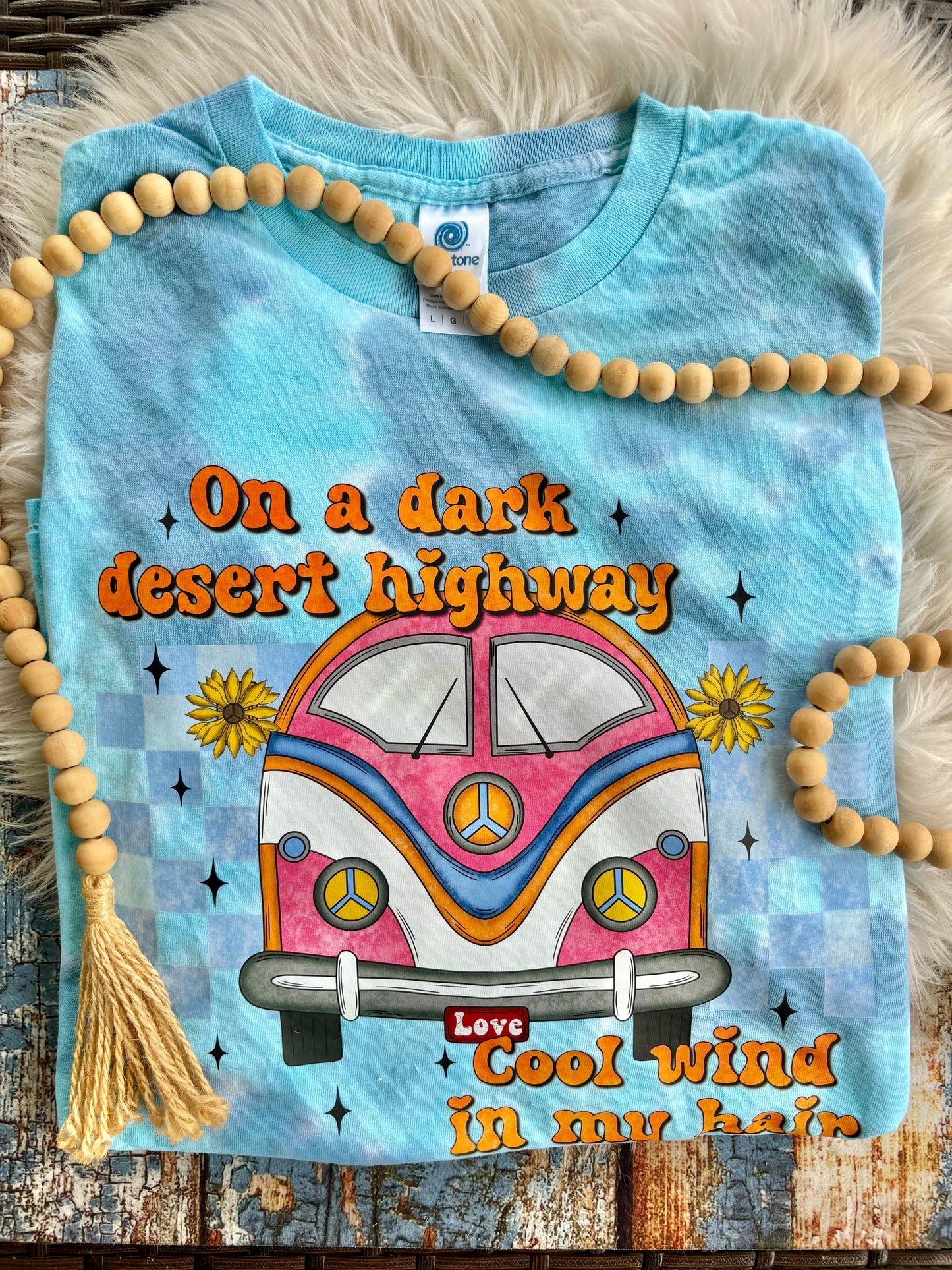 Made to Order On a dark desert highway hippie van.