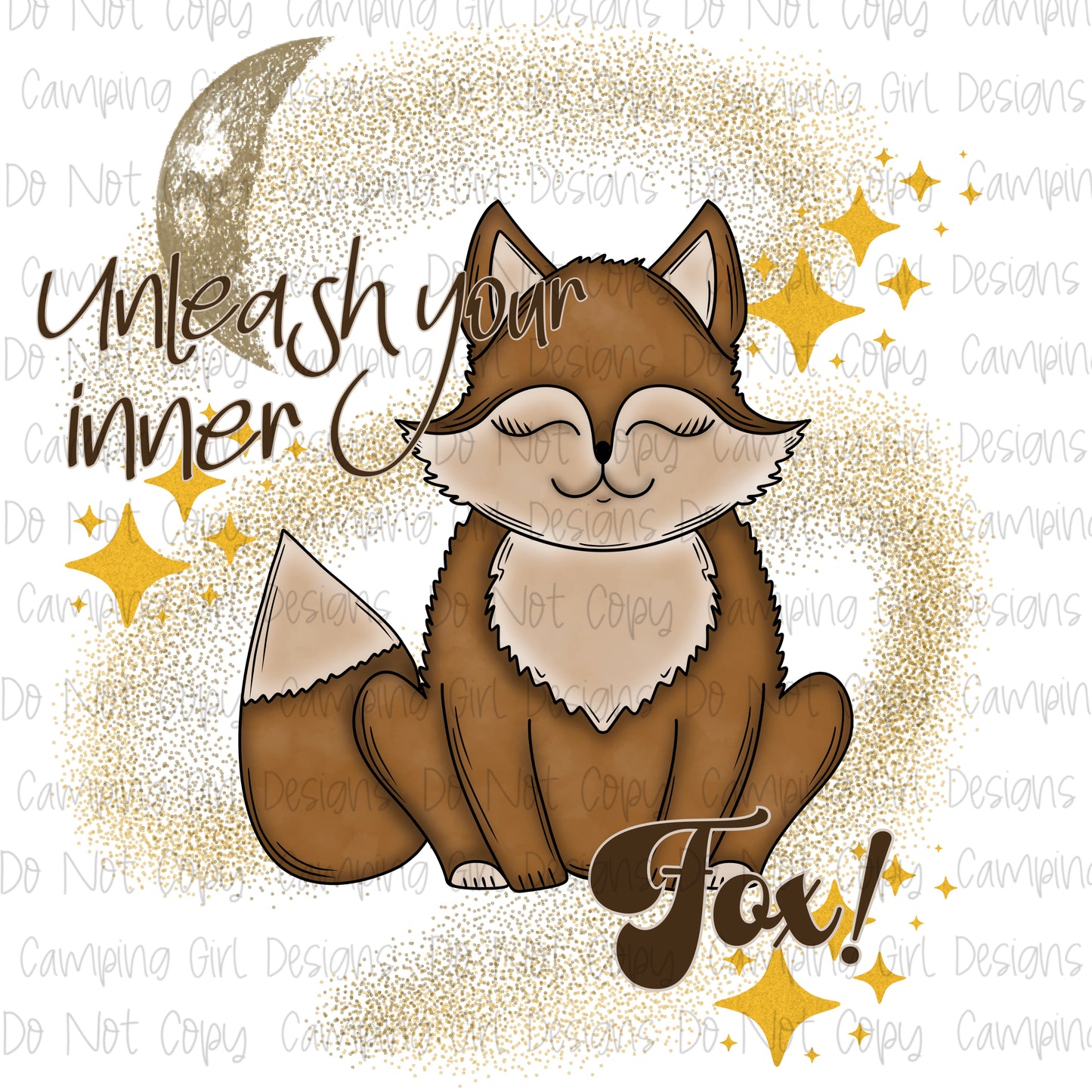 Unleash your inner fox PNG image
