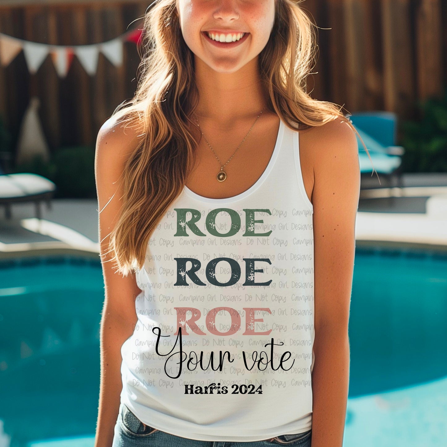 Roe Roe Roe Your Vote PNG image