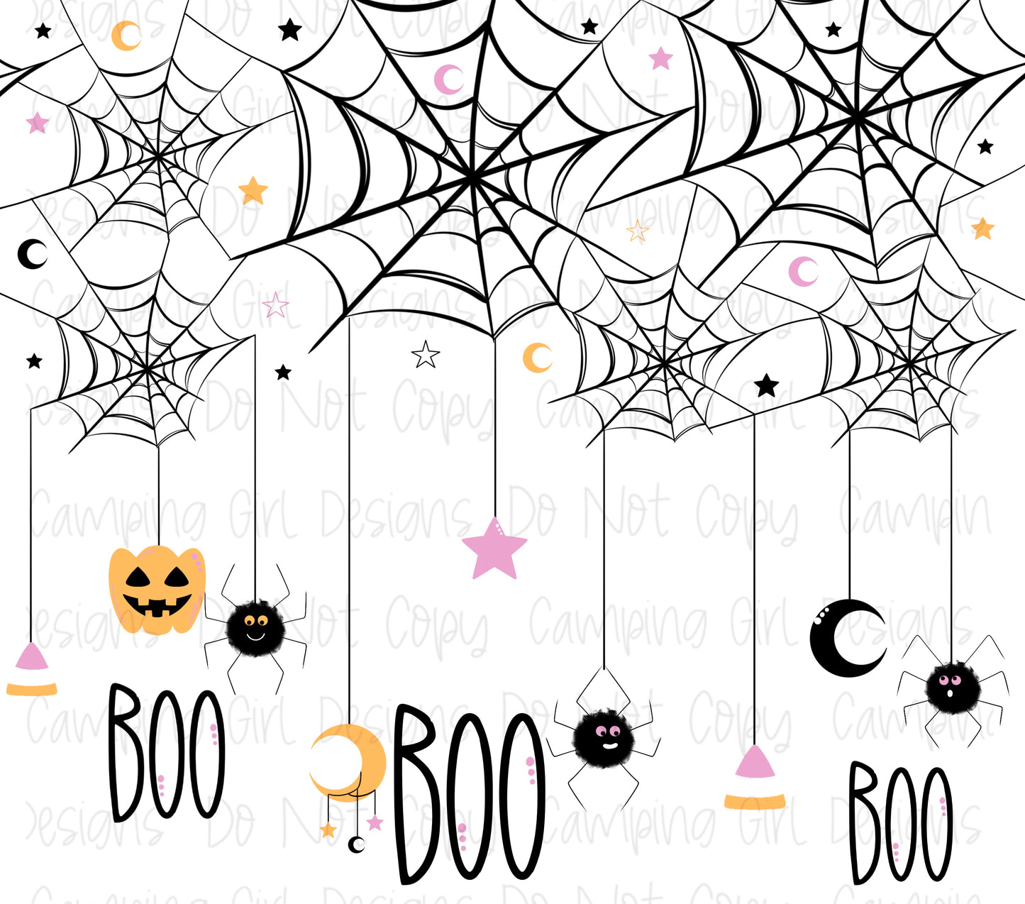 Cute Spider Halloween 20 oz tumbler wrap