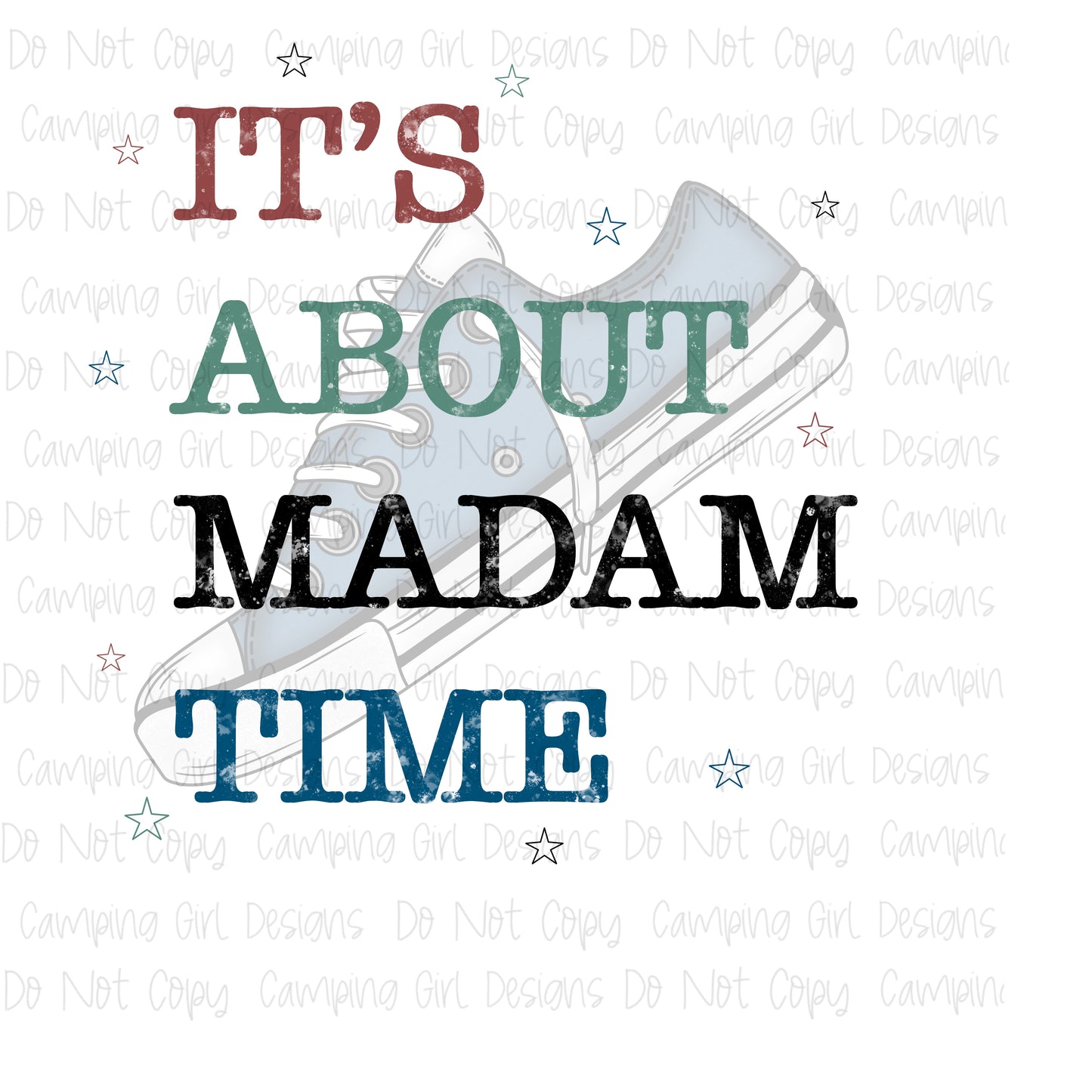 Kamala It’s About Madam Time PNG image
