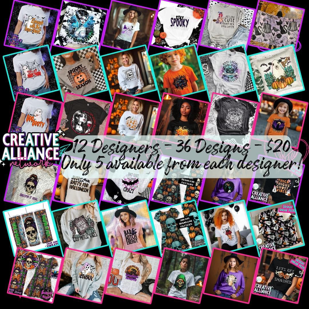 Halloween Themed - Creepin’ it Real - C.A.N. Collaboration- 36 files!!!