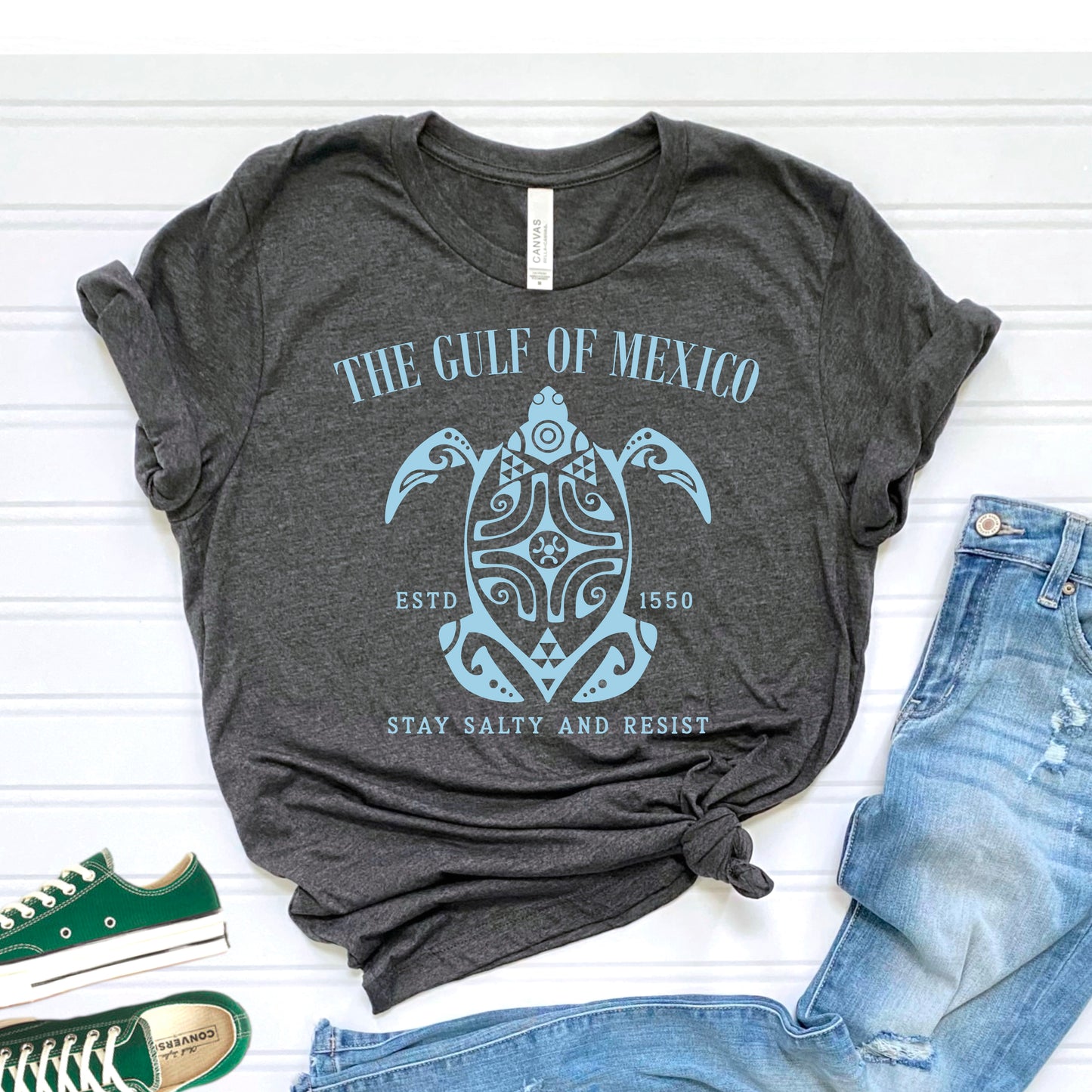 Made to Order Gulf of Mexico - Stay Salty shirt ~ Available in three different print colors!