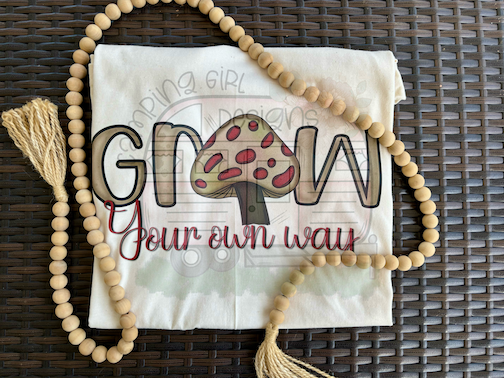 Grow your own way PNG image