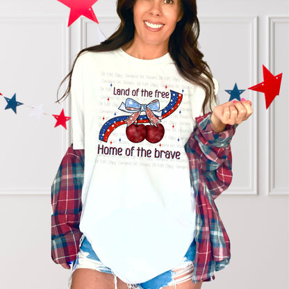 Land of the free home of the brave 4th of July PNG image