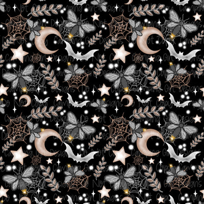 Darkness firefly moon 12x12 seamless PNG image - 2 sizes