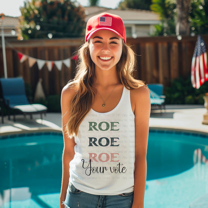 Roe Roe Roe Your Vote PNG image