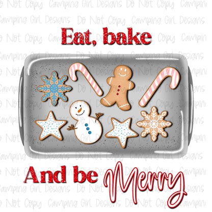 Eat Bake and be Merry PNG Image