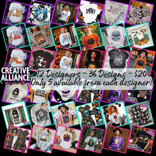 Halloween Themed - Creepin’ it Real - C.A.N. Collaboration- 36 files!!!
