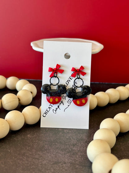 Classic mouse earrings
