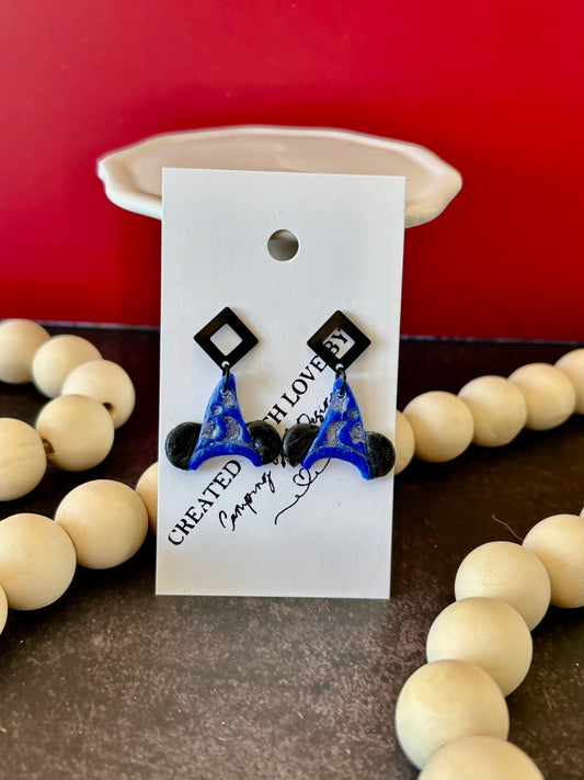 Mouse sorcerer earrings