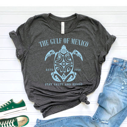 Made to Order Gulf of Mexico - Stay Salty shirt ~ Available in three different print colors!