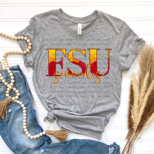 FSU Seminoles shirt