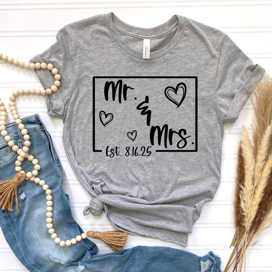 Mr. & Mrs. Shirt - CUSTOMIZED