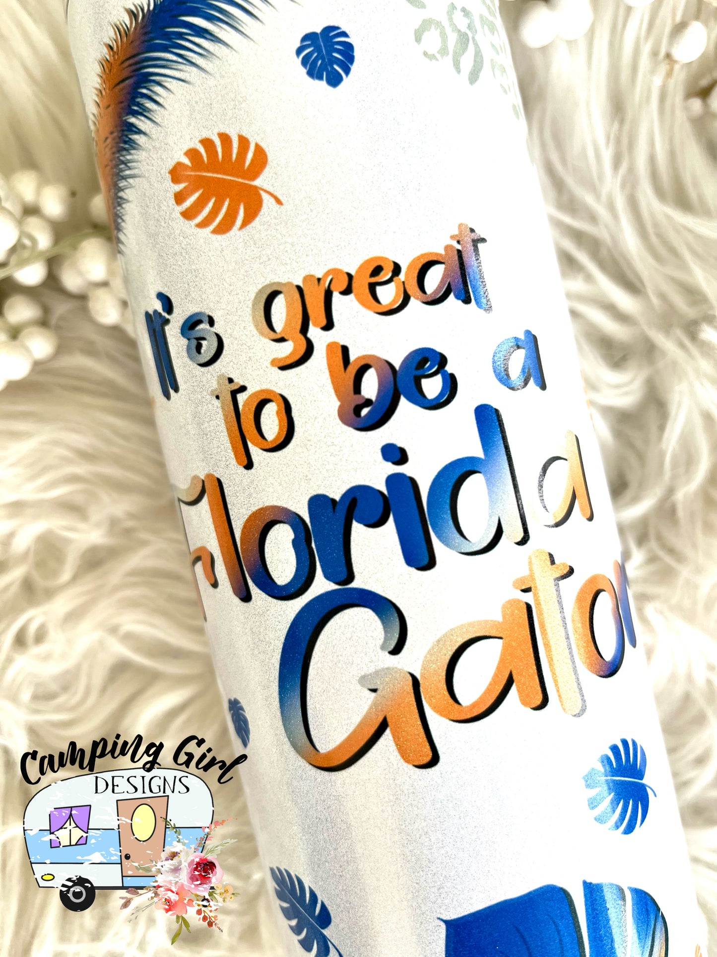 READY TO SHIP 25 oz It’s Great to be a Florida Gator sublimation tumbler