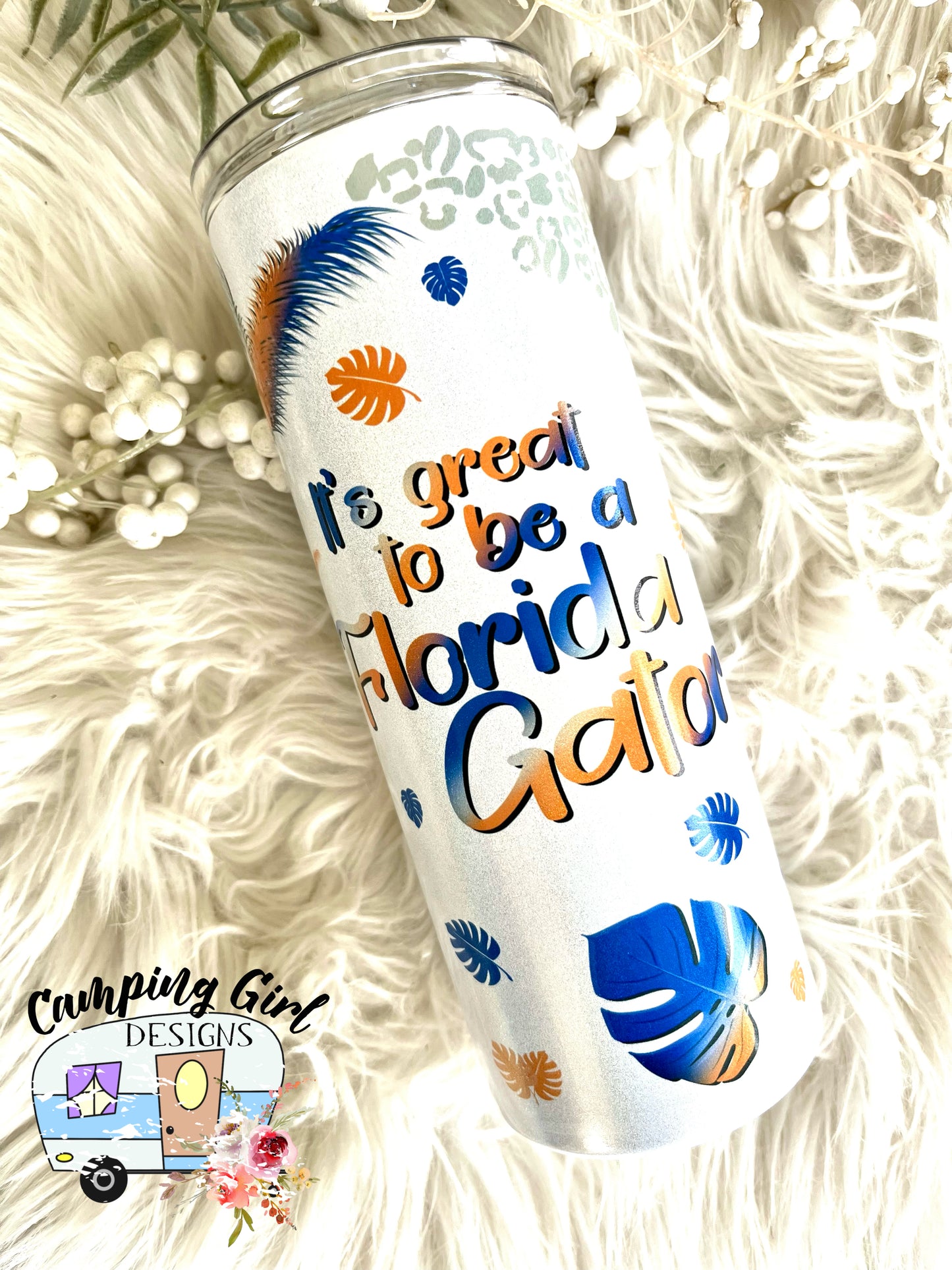 READY TO SHIP 25 oz It’s Great to be a Florida Gator sublimation tumbler